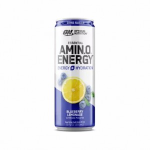 Optimum Nutrition ESSENTIAL AMIN.O. ENERGY+ Electrolytes Sparkling Blueberry Lemonade 355ml * 12 Cans (12 Servings) | YD2613857