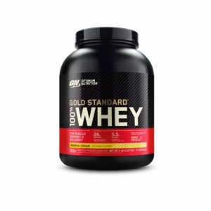 Optimum Nutrition GOLD STANDARD 100% WHEY™ Banana Cream 5 lb (73 Servings) | HS7269305