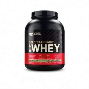 Optimum Nutrition GOLD STANDARD 100% WHEY™ Chocolate Mint 5 lb (70 Servings) | CA2084957