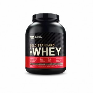 Optimum Nutrition GOLD STANDARD 100% WHEY™ Double Rich Chocolate 5 lb (74 Servings) | FO3492867