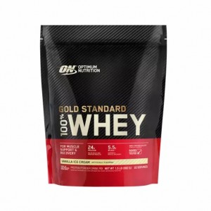 Optimum Nutrition GOLD STANDARD 100% WHEY™ Vanilla Ice Cream 1.5 lb (22 Servings) | TU1367948