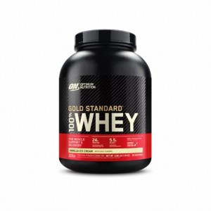 Optimum Nutrition GOLD STANDARD 100% WHEY™ Vanilla Ice Cream 4 lb (58 Servings) | KW0754986