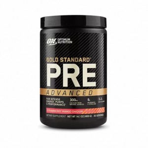 Optimum Nutrition GOLD STANDARD® Pre Advanced Strawberry Mango Daiquiri 0.88 lb (20 Servings) | YQ4718503