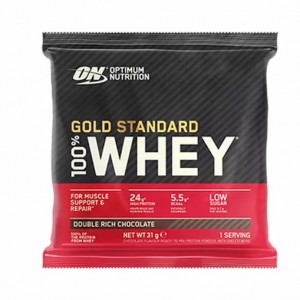 Optimum Nutrition Gold Standard 100% Whey Powder Sachets Double Rich Chocolate 1 sachet (31 grams) | NC7096413