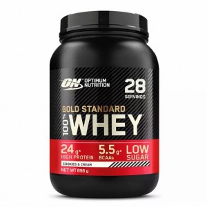 Optimum Nutrition Gold Standard 100% Whey Protein Powder Cookies & Cream 896 grams (28 Servings) | JI4610928