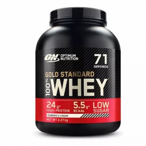 Optimum Nutrition Gold Standard 100% Whey Protein Powder Cookies & Cream 2.27 kg (71 Servings) | OY1592376