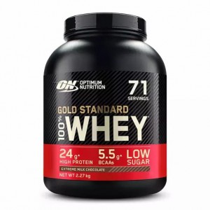 Optimum Nutrition Gold Standard 100% Whey Protein Powder Extreme Milk Chocolate 2.27 kg (71 Servings) | LH7946381