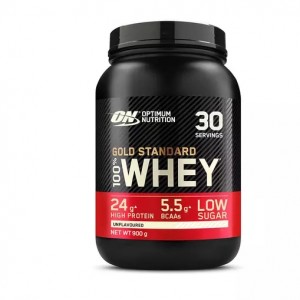 Optimum Nutrition Gold Standard 100% Whey Protein Powder Unflavoured 900 grams (30 Servings) | TO2136489