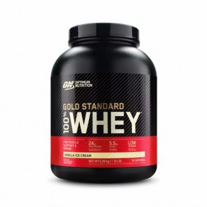 Optimum Nutrition Gold Standard 100% Whey Protein Powder Vanilla Ice Cream 2.28 kg (76 Servings) | OT5028749