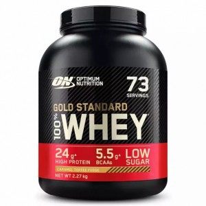 Optimum Nutrition Gold Standard 100% Whey Protein Powder Caramel Toffee Fudge 2.27 kg (73 Servings) | FY7208654