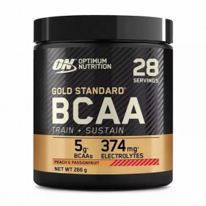 Optimum Nutrition Gold Standard BCAA Train + Sustain Peach & Passion Fruit 266 grams (28 Servings) | XO1986047