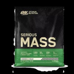 Optimum Nutrition Serious Mass Cookies & Cream 5.45 kg (16 Servings) | EL6573421