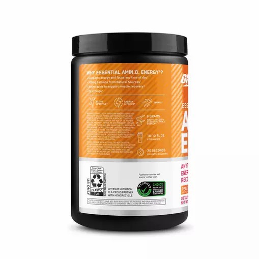 Optimum Nutrition ESSENTIAL AMIN.O. ENERGY® *new* Peach Mango Tango - Notify Me 0.6 lb - Notify me | HB4961852