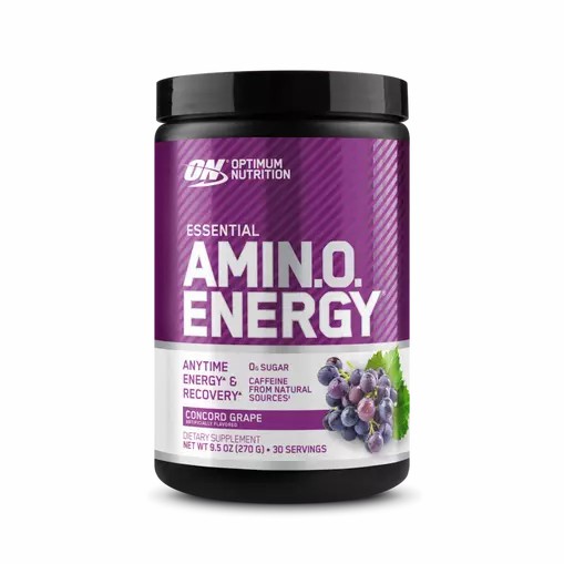 Optimum Nutrition ESSENTIAL AMIN.O. ENERGY® Concord Grape 0.6 lb (30 Servings) | NL9736458