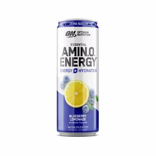 Optimum Nutrition ESSENTIAL AMIN.O. ENERGY+ Electrolytes Sparkling Blueberry Lemonade 355ml * 12 Cans (12 Servings) | YD2613857