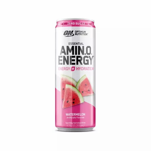 Optimum Nutrition ESSENTIAL AMIN.O. ENERGY+ Electrolytes Sparkling Watermelon 355ml * 12 Cans (12 Servings) | DJ3241670