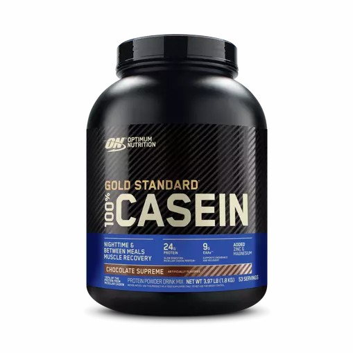 Optimum Nutrition GOLD STANDARD® 100% Casein Chocolate Supreme 4 lb (53 Servings) | EO1608942