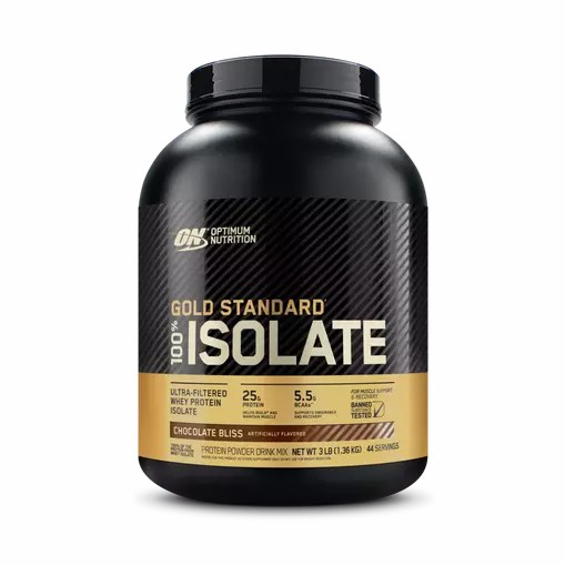 Optimum Nutrition GOLD STANDARD® 100% Isolate Chocolate Bliss 3 lb (44 Servings) | ZL0593481