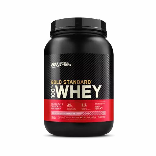 Optimum Nutrition GOLD STANDARD 100% WHEY™ Delicious Strawberry 2 lb (29 Servings) | HE2948150