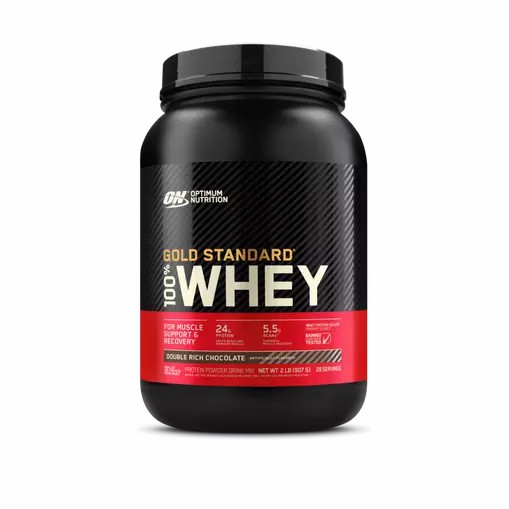 Optimum Nutrition GOLD STANDARD 100% WHEY™ Double Rich Chocolate 2 lb (29 Servings) | OM8914756