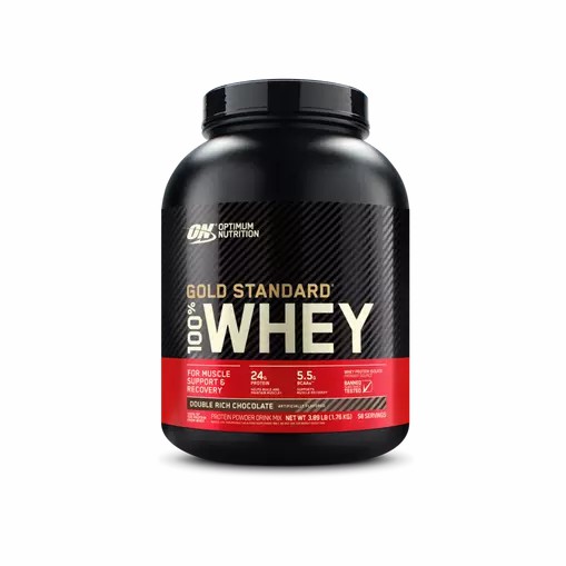 Optimum Nutrition GOLD STANDARD 100% WHEY™ Double Rich Chocolate 4 lb (58 Servings) | BT1834529