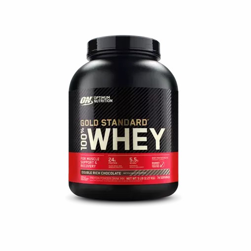 Optimum Nutrition GOLD STANDARD 100% WHEY™ Double Rich Chocolate 5 lb (74 Servings) | FO3492867