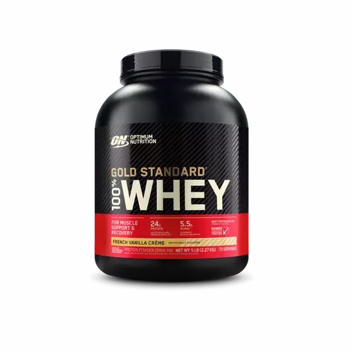 Optimum Nutrition GOLD STANDARD 100% WHEY™ French Vanilla Creme 5 lb (73 Servings) | XG3125869