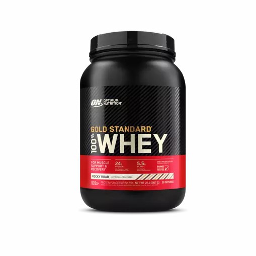 Optimum Nutrition GOLD STANDARD 100% WHEY™ Rocky Road 2 lb (28 Servings) | VE7586349