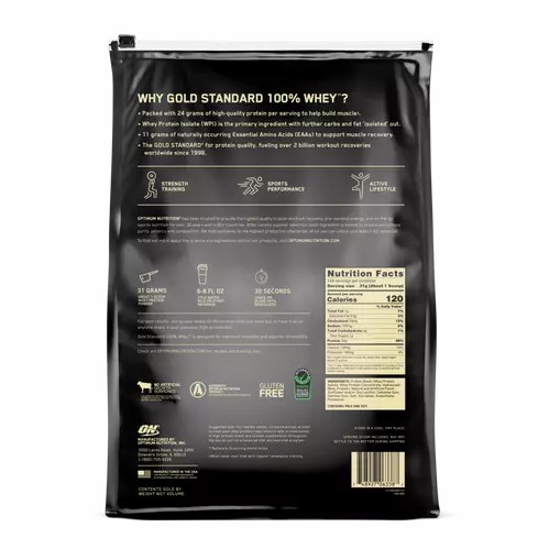 Optimum Nutrition GOLD STANDARD 100% WHEY™ Vanilla Ice Cream 10 lb - Notify me | WP8729631