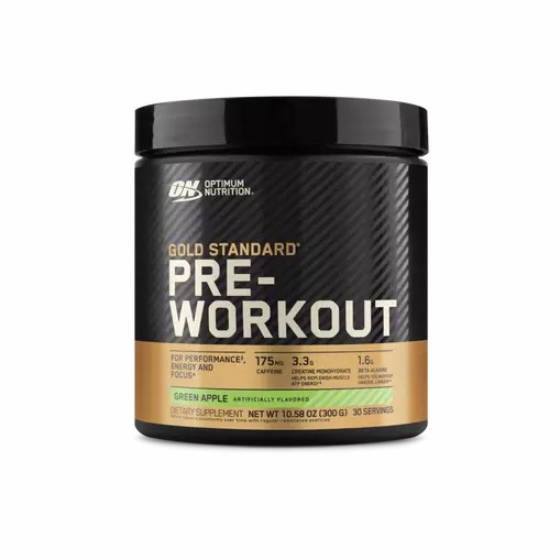 Optimum Nutrition GOLD STANDARD® Pre-Workout Green Apple 0.66 lb (30 Servings) | XB4953687