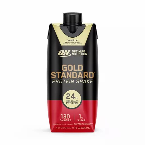 Optimum Nutrition GOLD STANDARD® Ready To Drink Protein Shake Vanilla 12 Cartons (12 Servings) | JN1984276