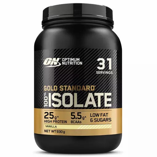 Optimum Nutrition Gold Standard 100% Isolate Vanilla 930 grams (31 Servings) | CU9267805