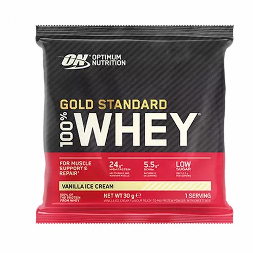 Optimum Nutrition Gold Standard 100% Whey Powder Sachets Vanilla Ice Cream 1 sachet (30 grams) | KY3804597