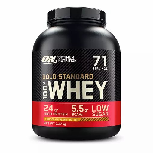 Optimum Nutrition Gold Standard 100% Whey Protein Powder Chocolate Peanut Butter 2.27 kg (71 Servings) | IZ6231708