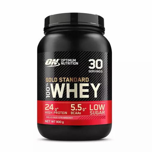 Optimum Nutrition Gold Standard 100% Whey Protein Powder Delicious Strawberry 900 grams (30 Servings) | CP6589170