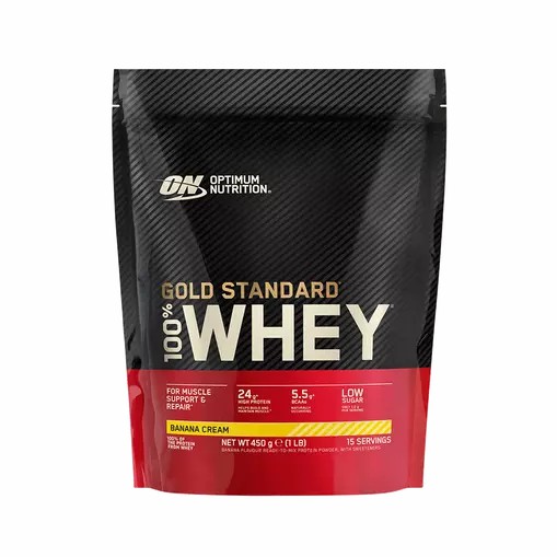 Optimum Nutrition Gold Standard 100% Whey Protein Powder Banana Cream 450 grams (15 Servings) | SE0692835