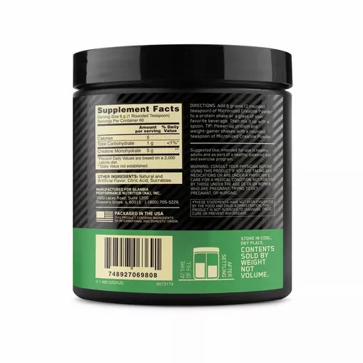 Optimum Nutrition Micronized Creatine Powder Blueberry Lemonade 0.79 lb (60 Servings) | QP1435906