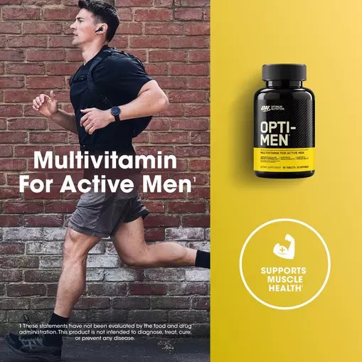 Optimum Nutrition OPTI-MEN® Multivitamin Tablets 90 Tablets (30 Servings) | WI9178246