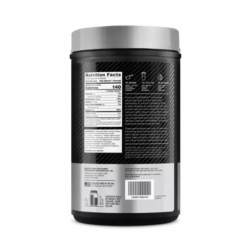 Optimum Nutrition PLATINUM HYDROWHEY™ Supercharged Strawberry 1.76 lb (20 Servings) | KB7308512