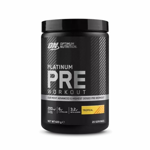 Optimum Nutrition Platinum Pre-workout Tropical 420 grams (20 Servings) | AI9043817