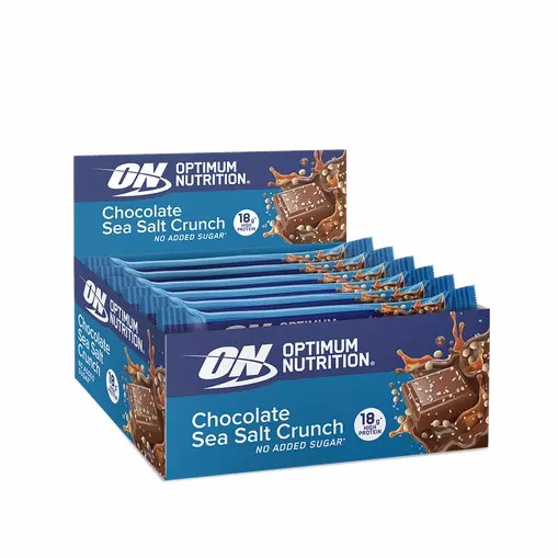 Optimum Nutrition Protein Bar Chocolate Sea Salt Crunch 720 grams (12 Bars) | YP7134520