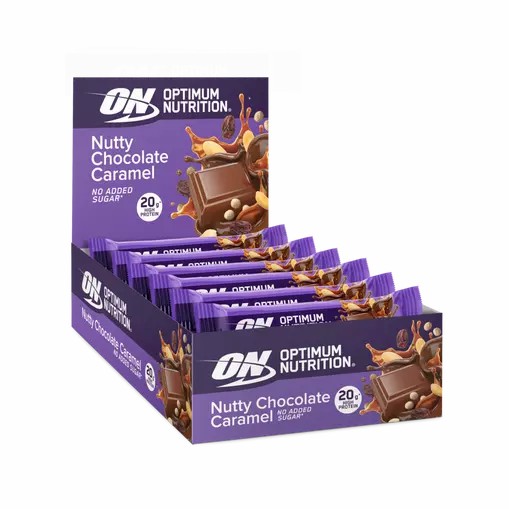 Optimum Nutrition Protein Bar Nutty Chocolate Caramel 700 grams (10 Bars) | CT5281749