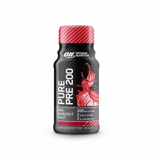 Optimum Nutrition Pure Pre 200 Pre-Workout Shot Berry 60ml (12 shots) | GE1428369