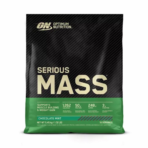 Optimum Nutrition Serious Mass Chocolate Mint 5.45 kg (16 Servings) | QP2748610