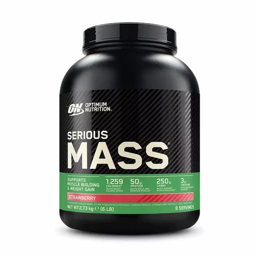 Optimum Nutrition Serious Mass Gainer Strawberry 2.73 kg (8 Servings) | NS2104879